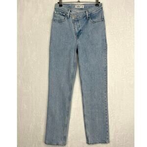 Abercrombie & Fitch The 90s Straight Ultra High‎ Rise Crossover Waist 26/2 Short